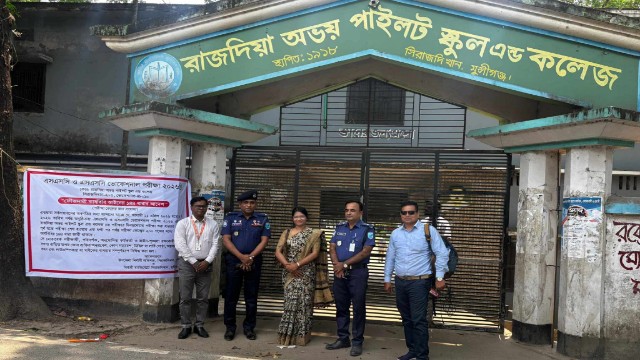 এসএসসি ও সমমান পরীক্ষার কেন্দ্র পরিদর্শনে ওসি আব্দুল হান্নান